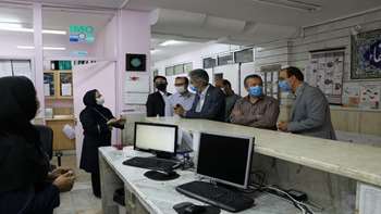 بازدید دکتر دانائی رئیس دانشگاه علوم پزشکی استان سمنان از بیمارستان 15 خرداد مهدیشهر99.05.15
